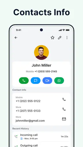 Contacts: Phone Calls, Dialer screenshot