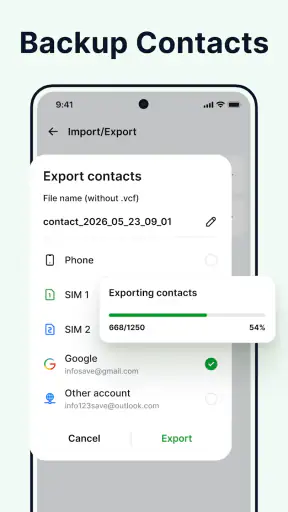 Contacts: Phone Calls, Dialer screenshot