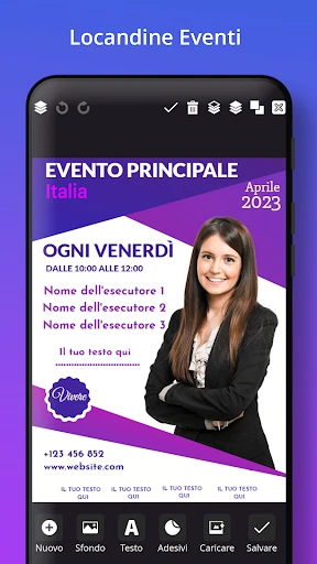 Crea Volantini locandine maker screenshot