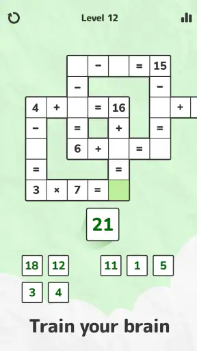Cross Math-Number Puzzle Game screenshot
