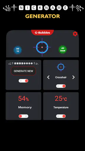 Crosshair & Nickname Generator screenshot
