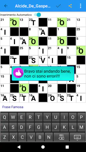 Cruciverba Crittografati screenshot