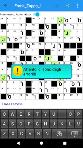 Cruciverba Crittografati screenshot