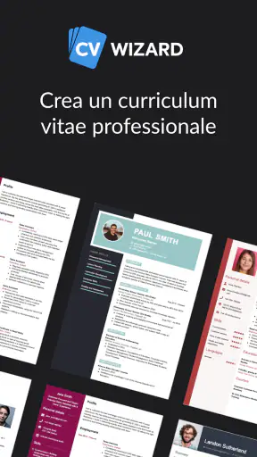 CVwizard: Curriculum con IA screenshot