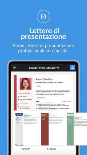 CVwizard: Curriculum con IA screenshot