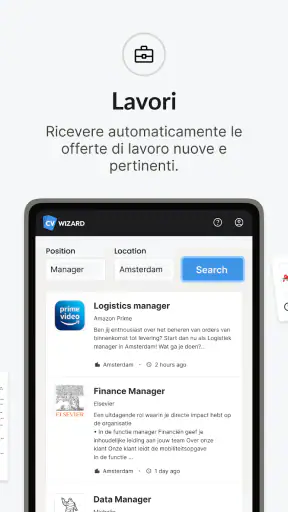 CVwizard: Curriculum con IA screenshot
