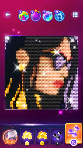 Diamanti magici per colorare screenshot