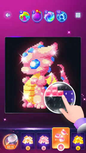 Diamanti magici per colorare screenshot