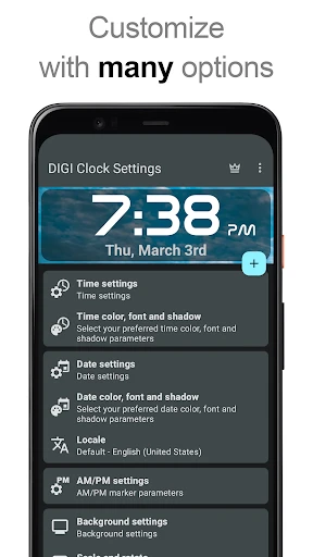 DIGI Clock Widget screenshot