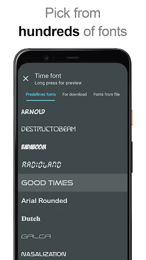 DIGI Clock Widget screenshot