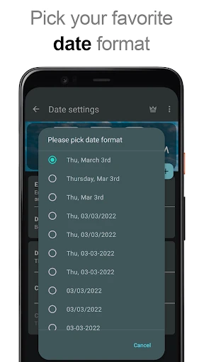 DIGI Clock Widget screenshot