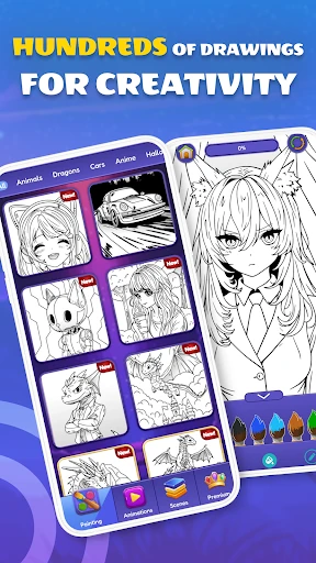 Disegni di animali da colorare screenshot