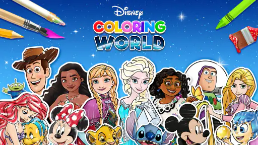 Mondo Disney da Colorare screenshot