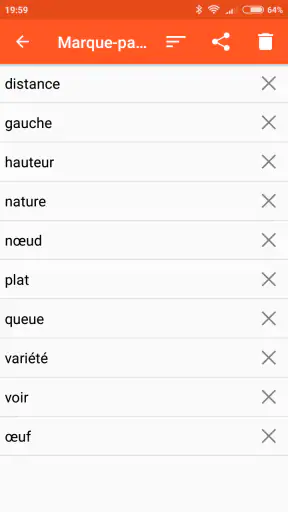 Dizionario Francese - Offline screenshot