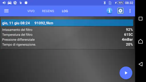 DPF Monitor -Fiat e Alfa Romeo screenshot