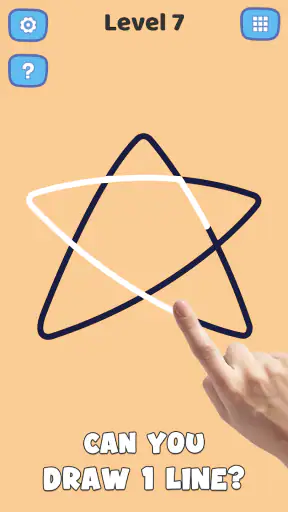 Draw 1Line Puzzle Game screenshot