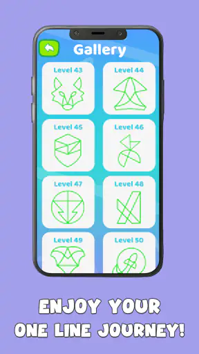 Draw 1Line Puzzle Game screenshot