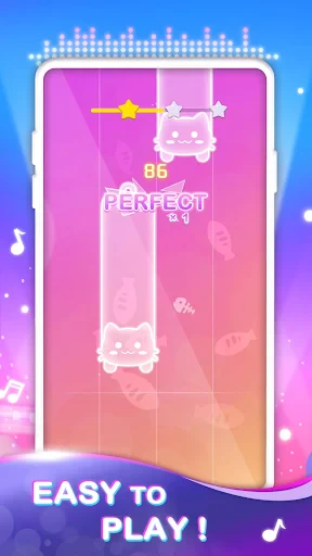 Dreameow Tiles: Cat Music Game screenshot