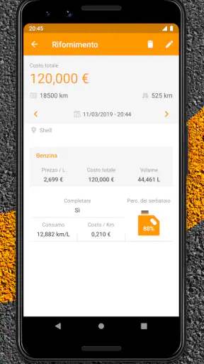 Drivvo - Gestione veicoli screenshot