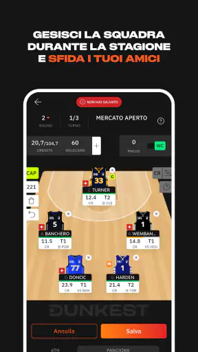 Dunkest - Fantabasket NBA screenshot