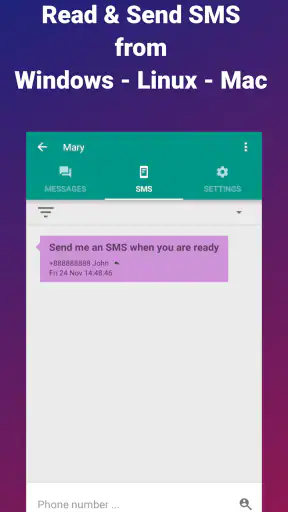 EasyJoin: SMS from PC & Sync screenshot