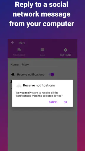 EasyJoin: SMS from PC & Sync screenshot