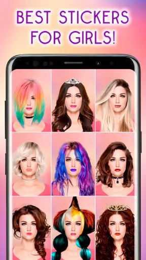 Editor di foto di acconciature screenshot