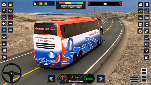 Euro Bus Driving Bus Simulator screenshot