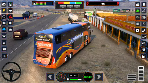 Euro Bus Driving Bus Simulator screenshot