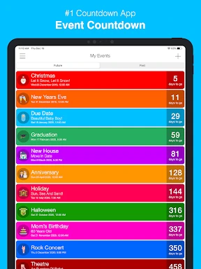 Event Countdown - Calendar App screenshot