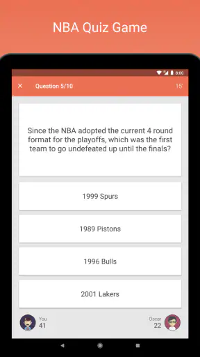 Fan Quiz for NBA screenshot