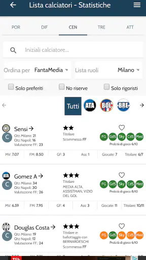 FantaFormazione screenshot