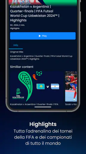 FIFA+ | App calcio in diretta screenshot