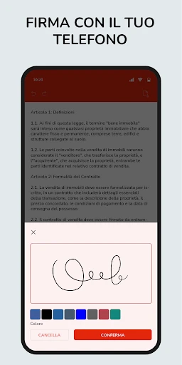Firma documenti PDF facile screenshot