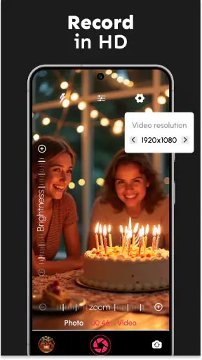 Fotocamera DSLR HD 4K screenshot