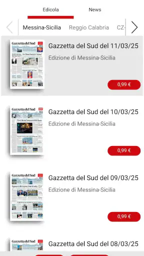 Gazzetta Del Sud screenshot