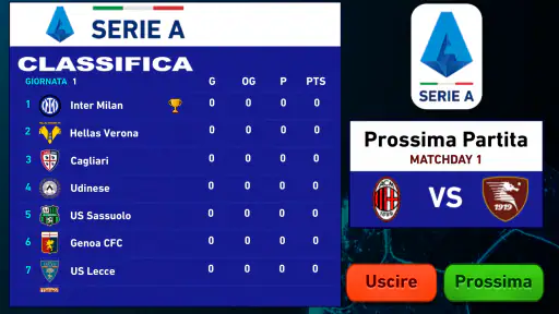 Giochi di Calcio Serie A screenshot