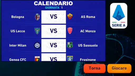 Giochi di Calcio Serie A screenshot