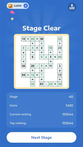 Giochi Matematici - Crossmath screenshot