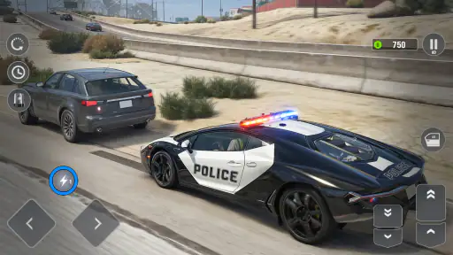 Gioco Dell'auto della Polizia screenshot