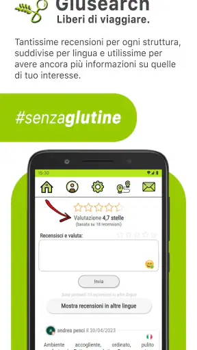 Glusearch screenshot