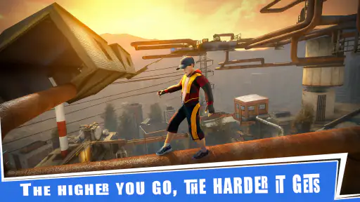 Going Up Rooftop - Parkour 3D screenshot