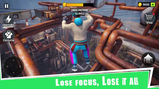 Going Up Rooftop - Parkour 3D screenshot