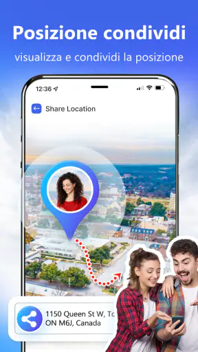 GPS satellitare vista: mappe screenshot