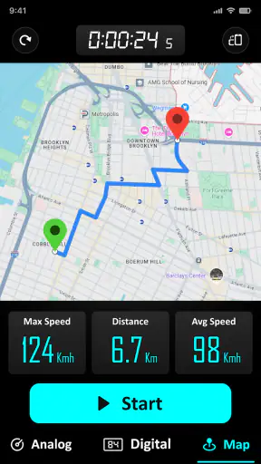 GPS Tachimetro : odometro screenshot