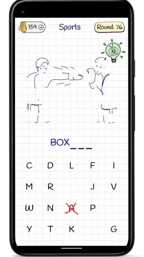 Hangman Kids - Word game screenshot