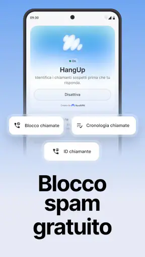 HangUp: blocco chiamate spam screenshot