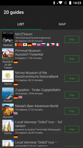 Hearonymus - your audio guide screenshot