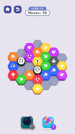 Hexa Away screenshot