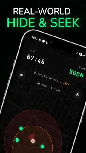 HideZone: GPS Hide & Seek screenshot